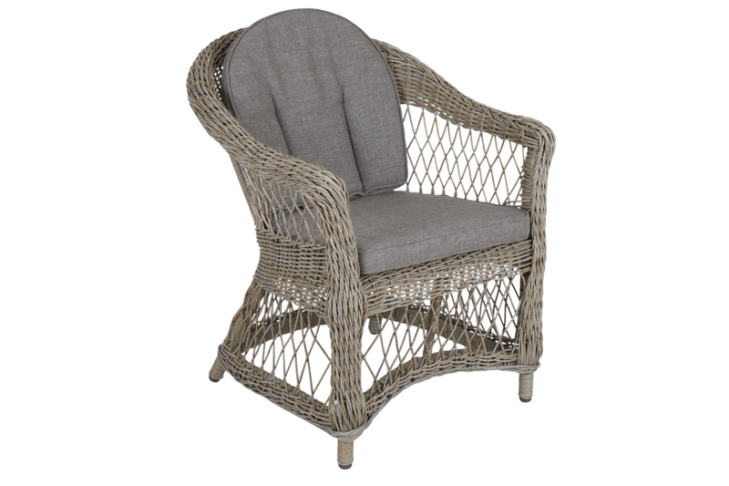 Beige wicker online chair